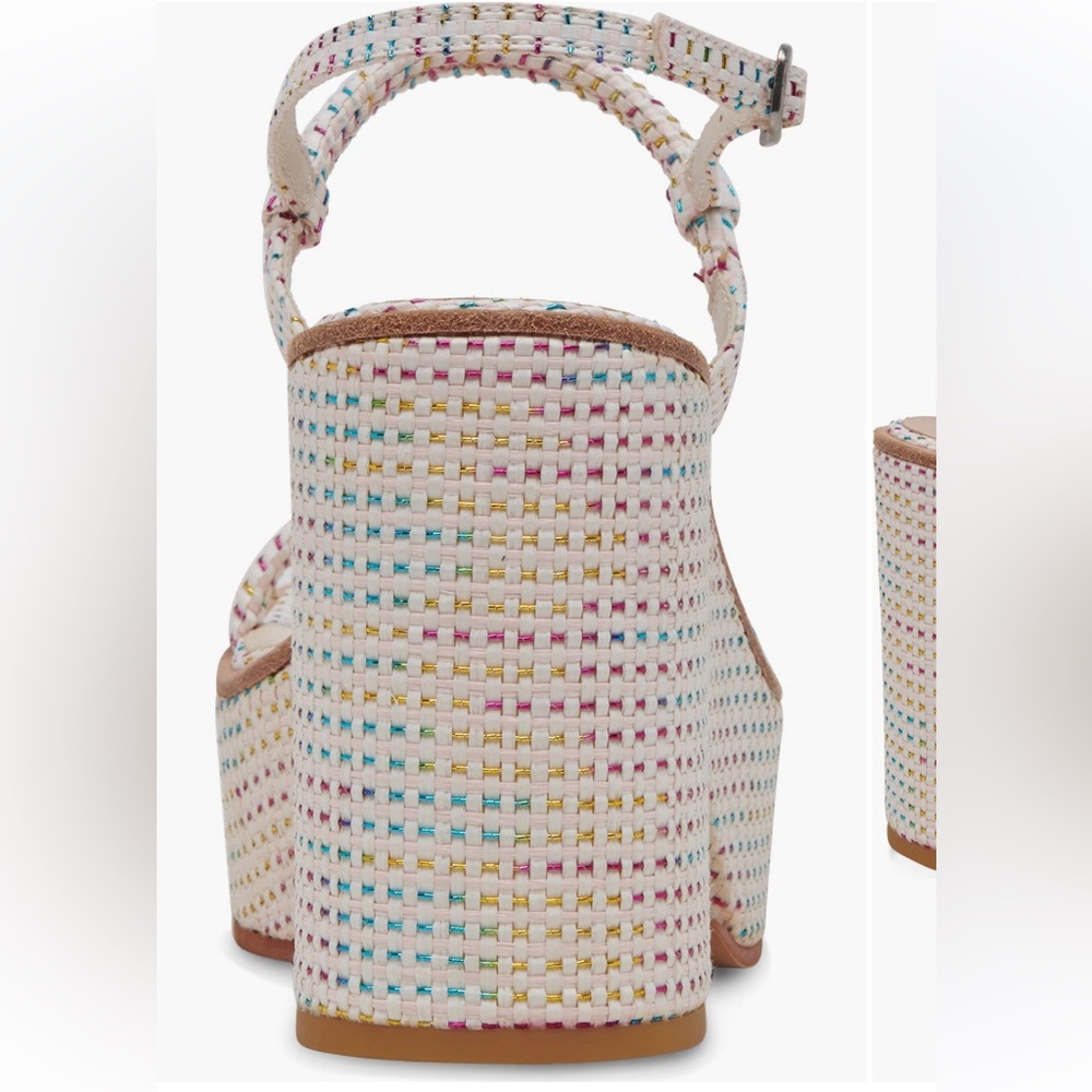 Dolce Vita Multicolor Platform Sandals NWT Size 9.5 - Picture 6 of 7